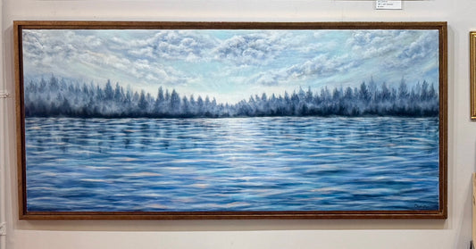 "North Shore Glow" – Original Acrylic & Oil Painting