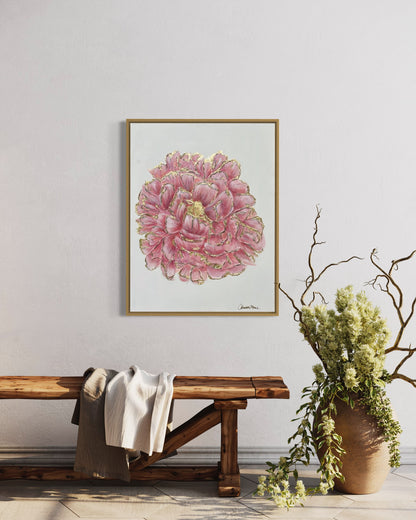 “Sun Kissed Peony” - Fine Art Print